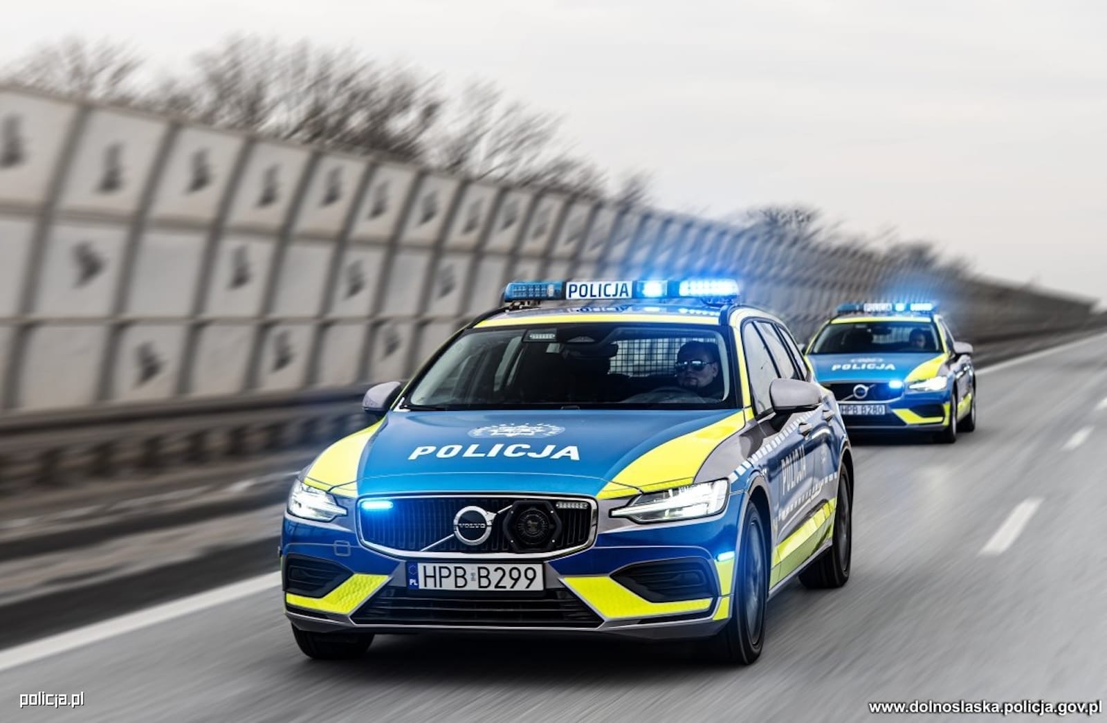 Volvo V60 radiowóz
