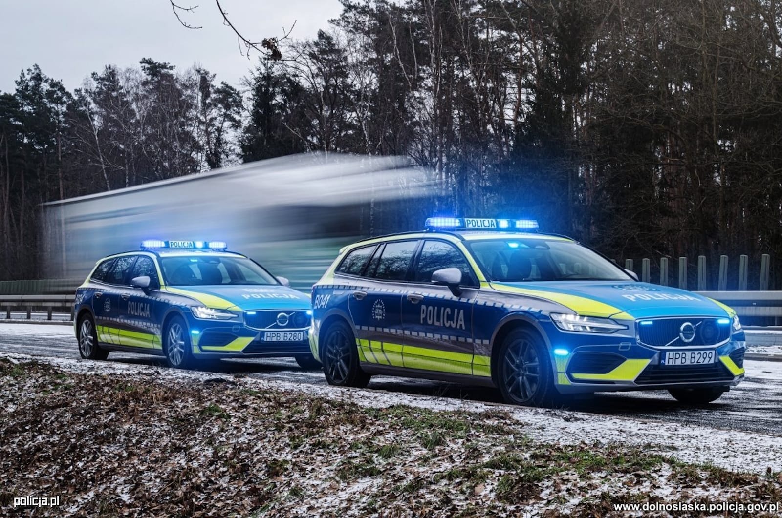 Volvo V60 radiowóz