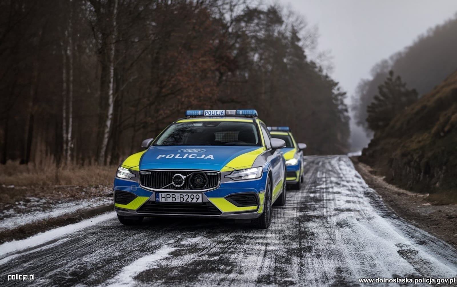 Volvo V60 radiowóz