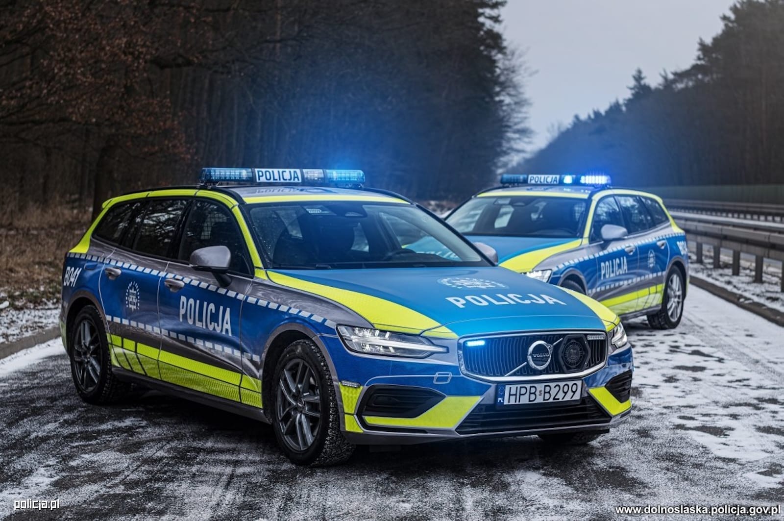 Volvo V60 radiowóz