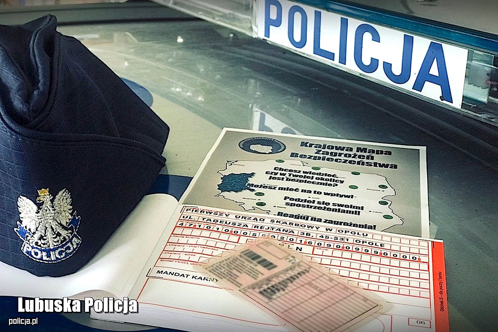 dokument policja mandat
