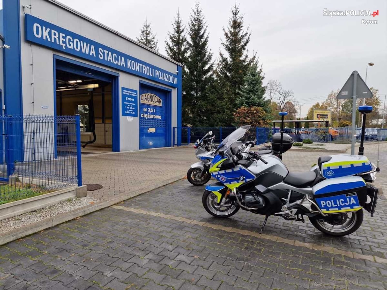 policja motocykl SKP