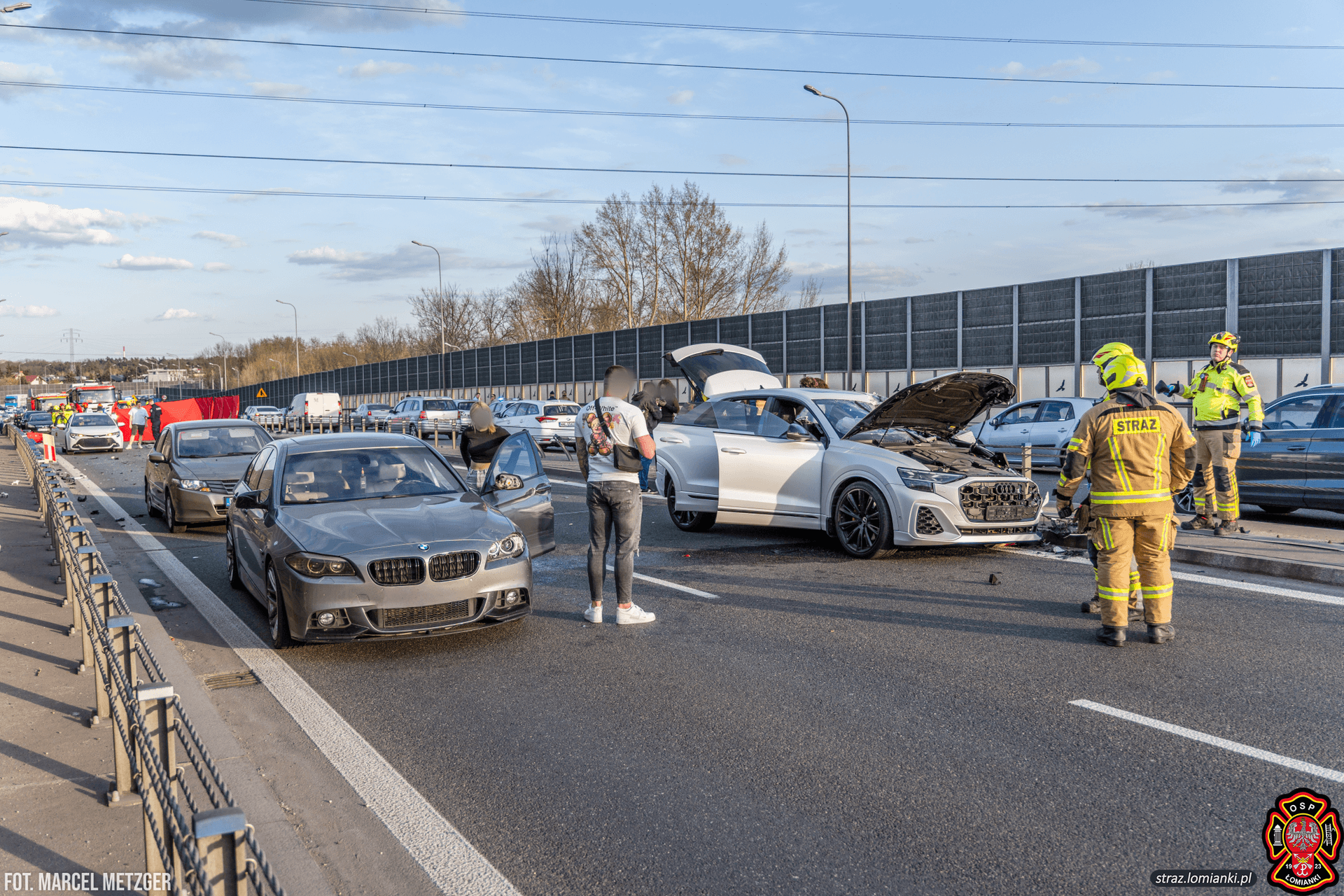 wypadek łomianki