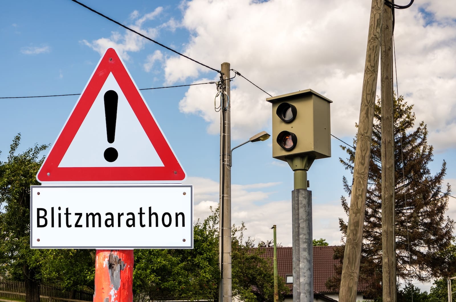 znak Attention Blitzmarathon