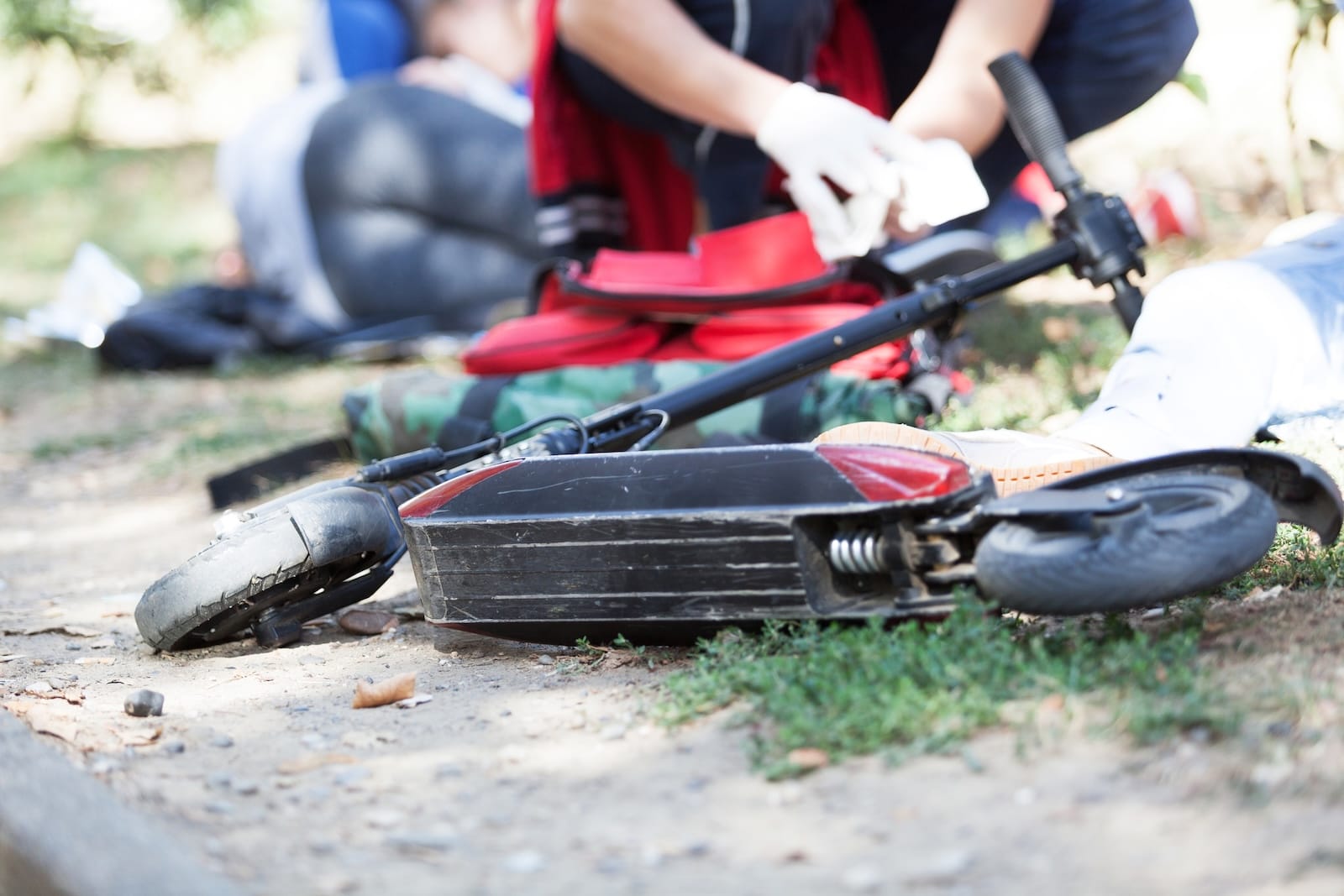 hulajnoga elektryczna wypadek