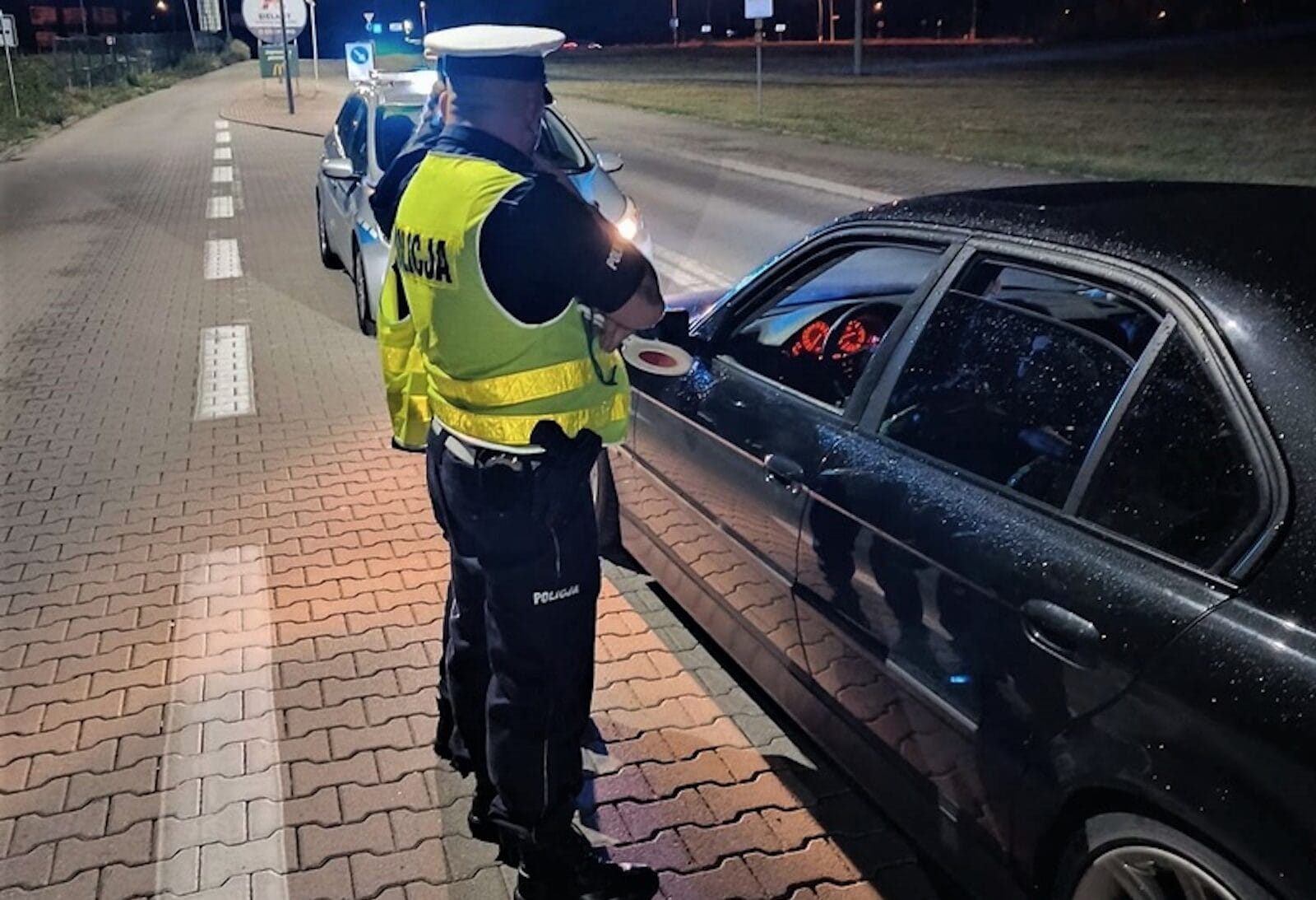 noc kontrola policja BMW