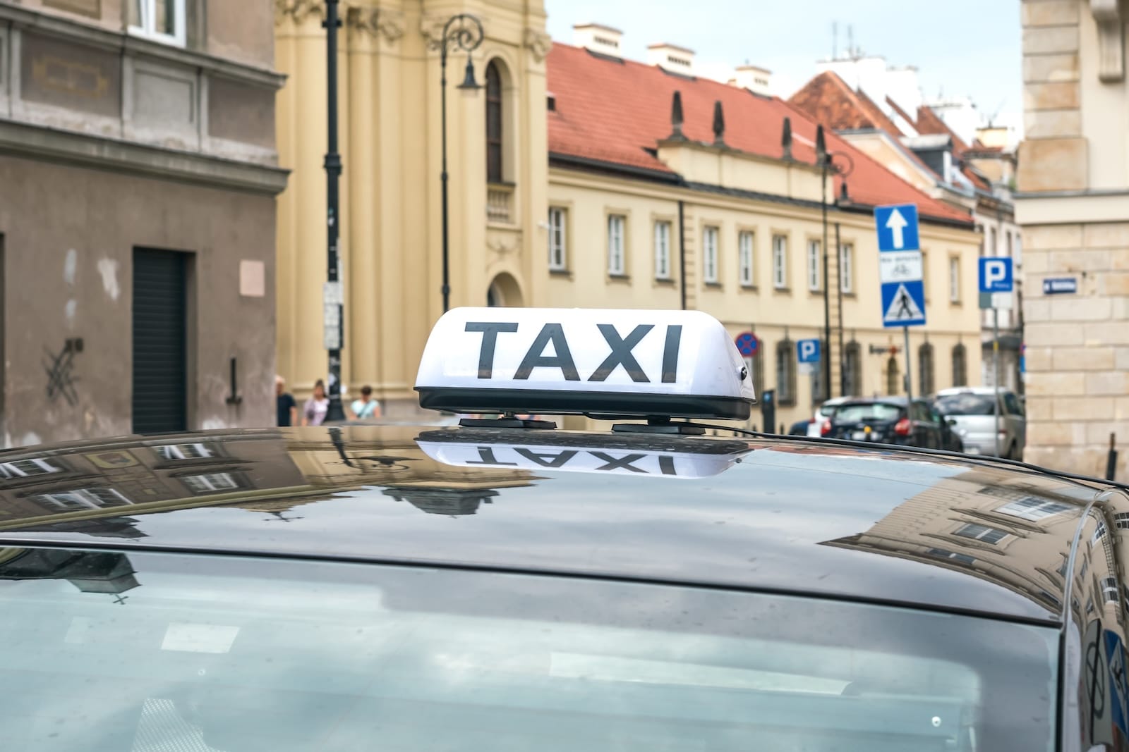 taksówka kogut ulica