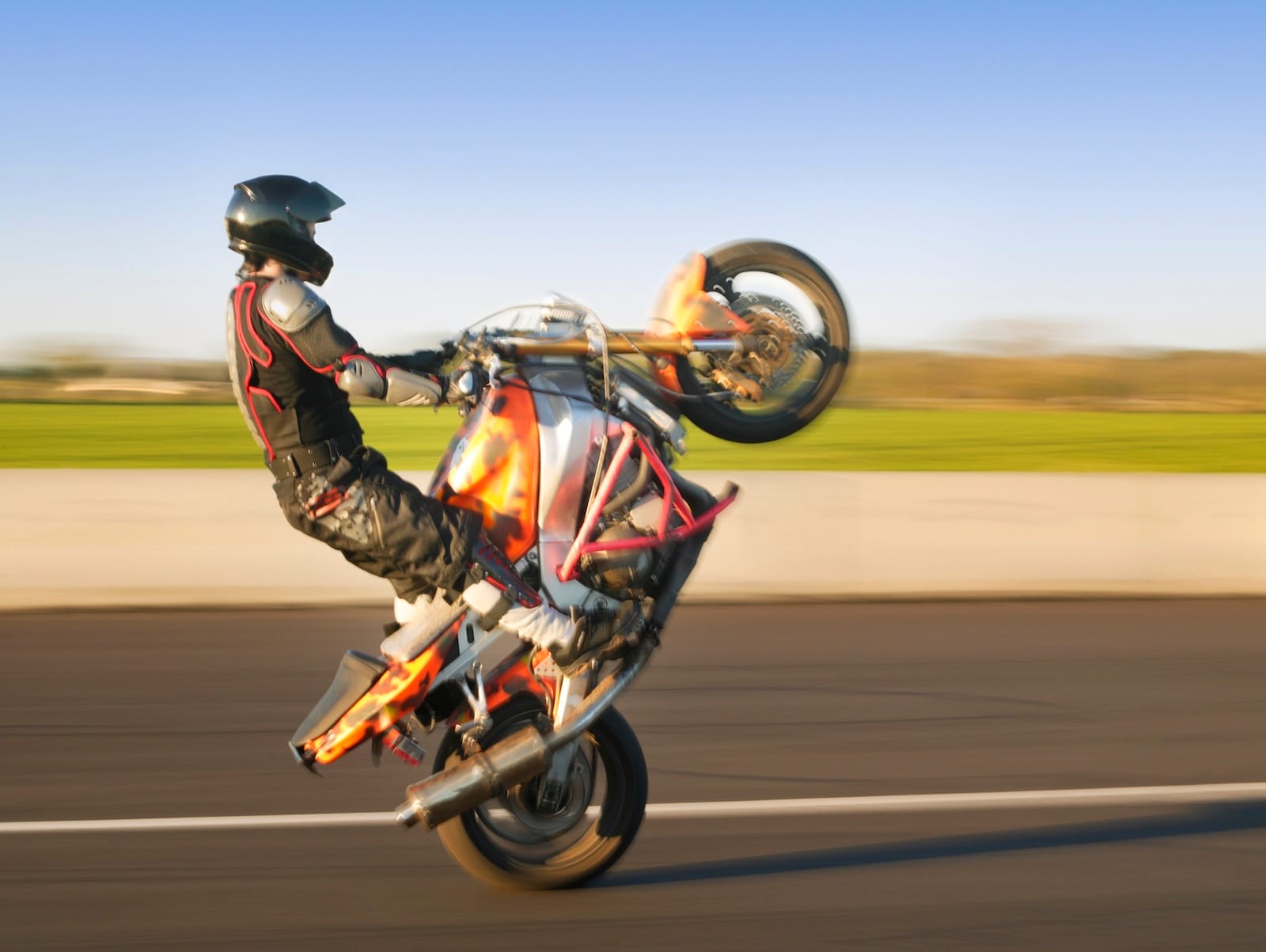 ulica motocykl