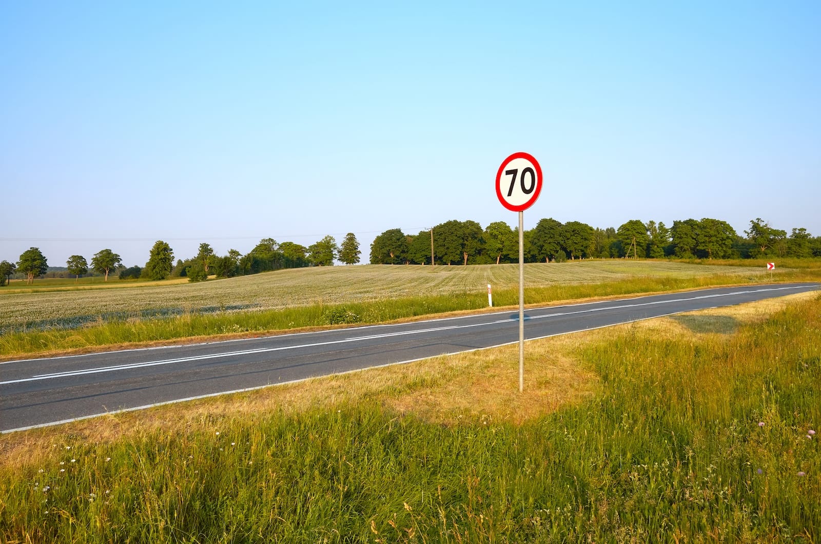 droga 70 km/h