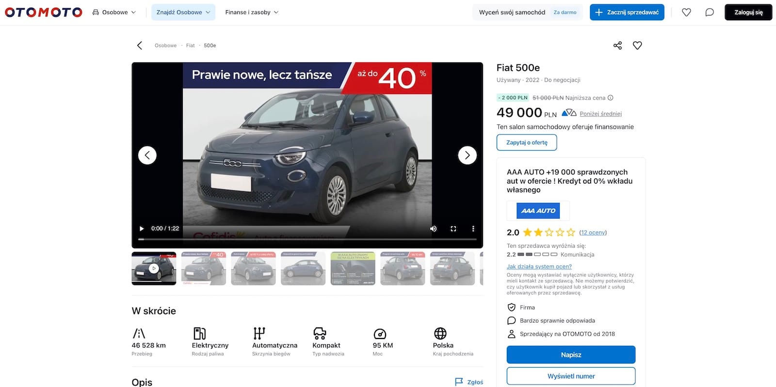 tanie samochody elektryczne