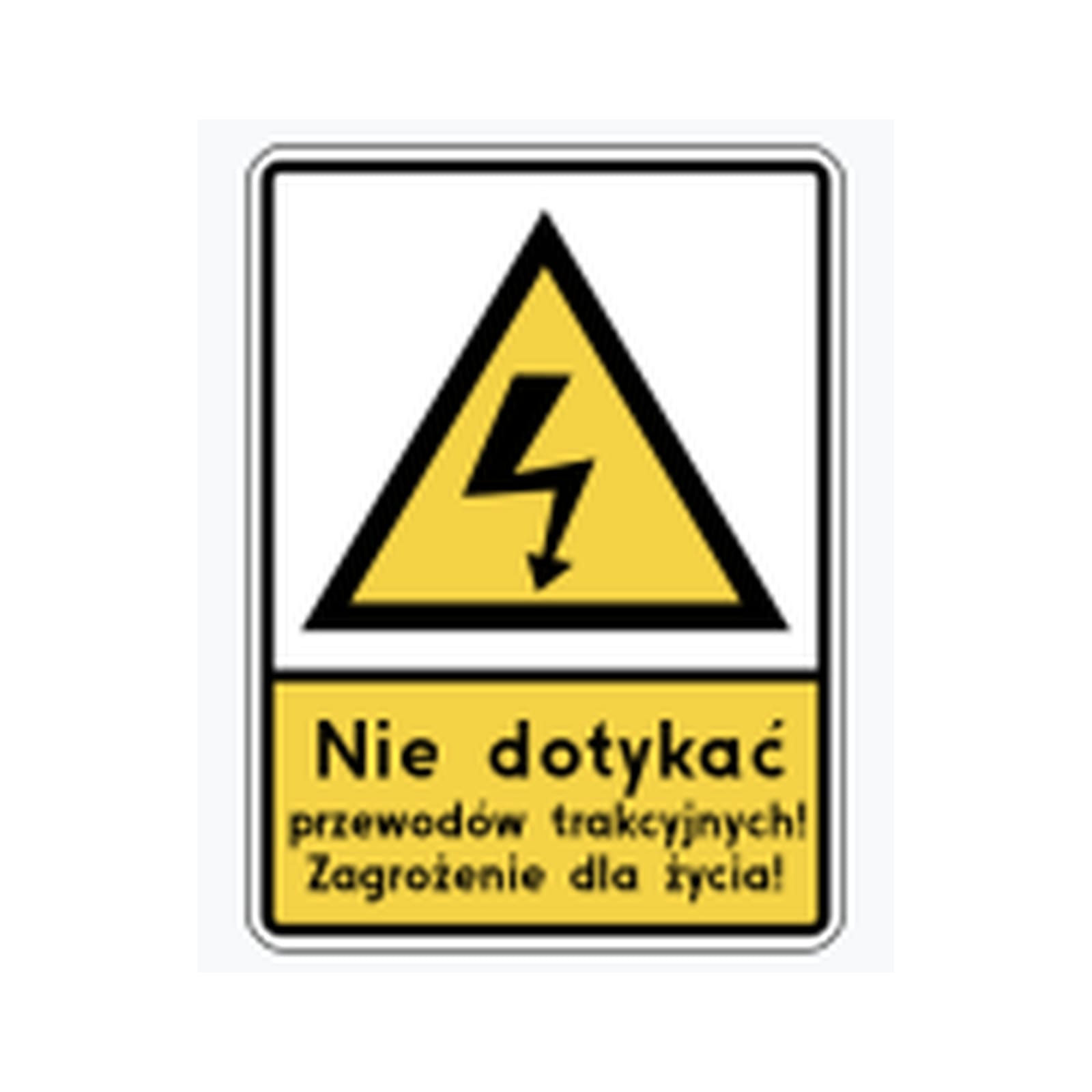 Znak dodatkowy przed przejazdem kolejowym G-2