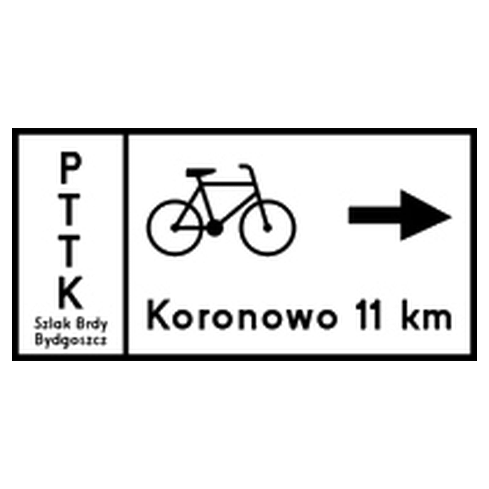 Dodatkowe znaki szlaków rowerowych