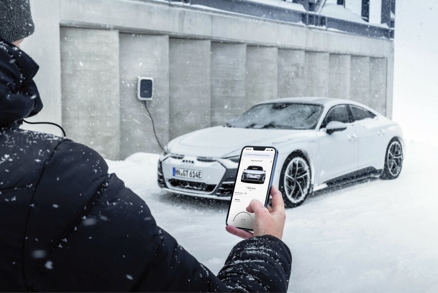 Audi e-tron GT - zasięg zimą