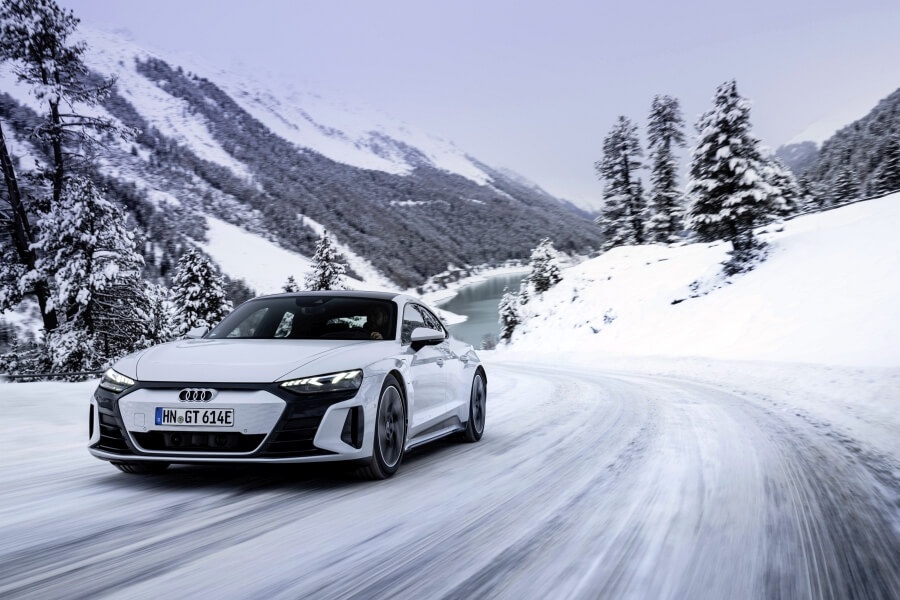 Audi e-tron GT - zasięg zimą