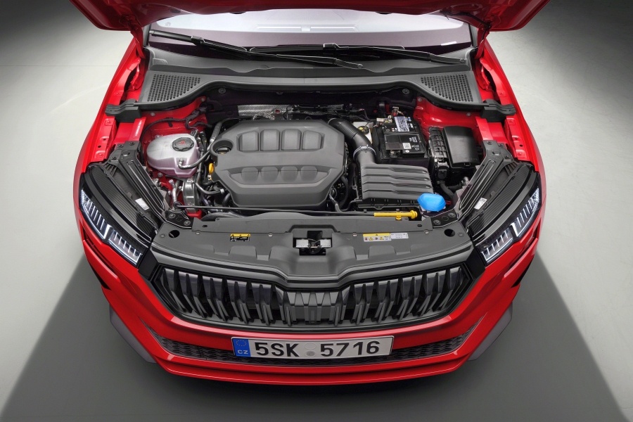 Skoda Karoq - umiejscowienie silnika