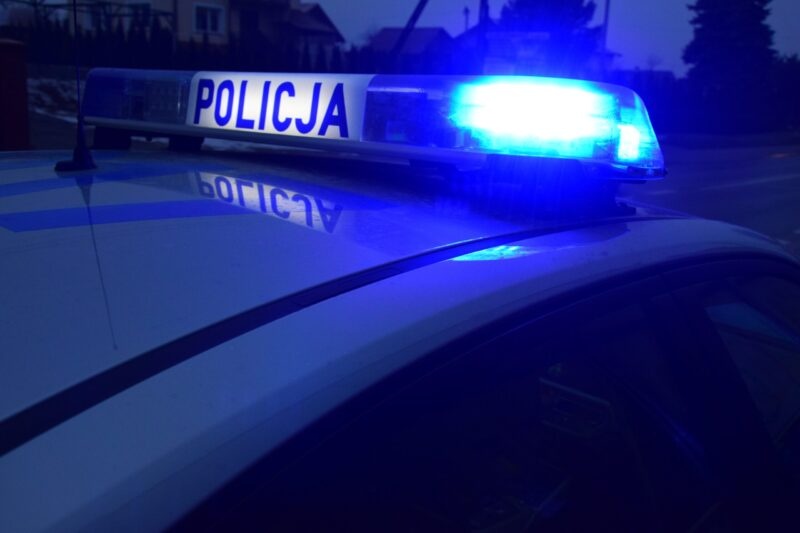 policja wypadek