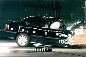 Euro NCAP BMW E36 crash test