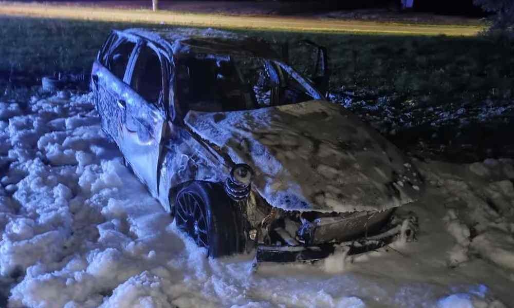 Straszny wypadek w Rogaszycach. Fot. Policja