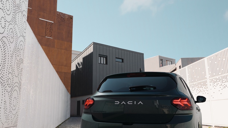 dacia sandero 2024 tył