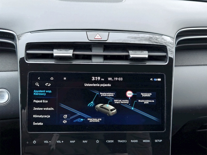 2023 Hyundai Tucson HEV - ekran