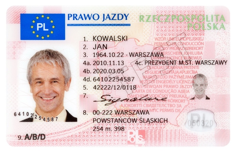 numer prawa jazdy