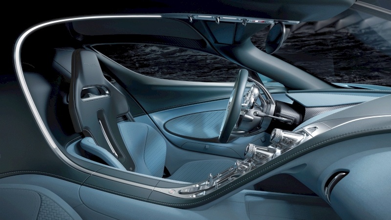 Bugatti Tourbillon - kokpit