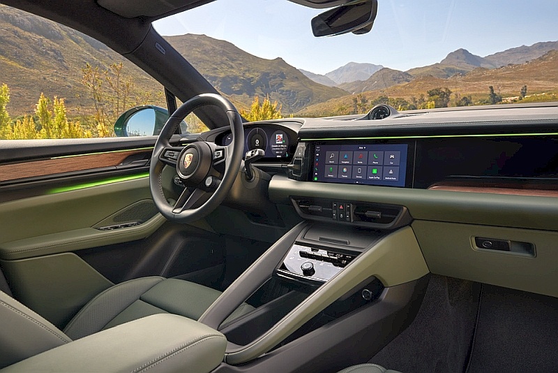Porsche Macan EV 4S - kokpit