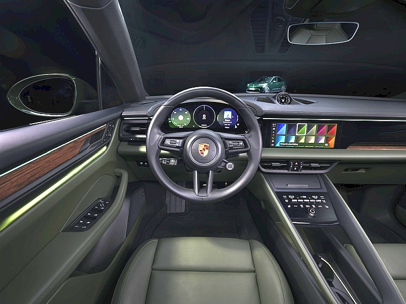 Porsche Macan EV 4S - kokpit