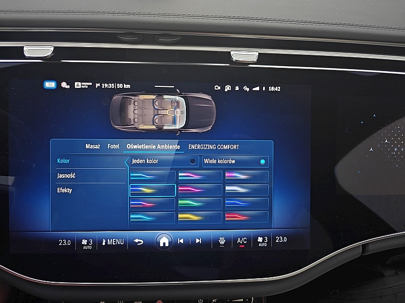 2024 Mercedes E 220 d - ekran