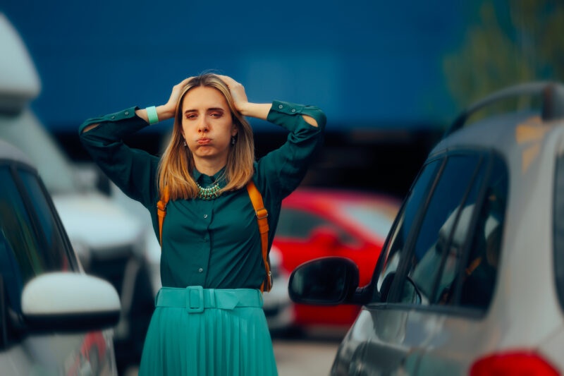 kierowca problem parking