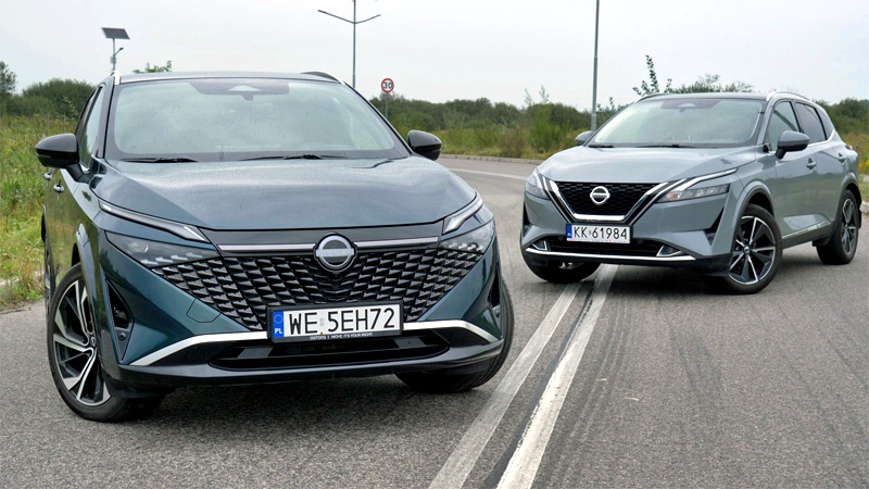 Nissan Qashqai dwie generacje