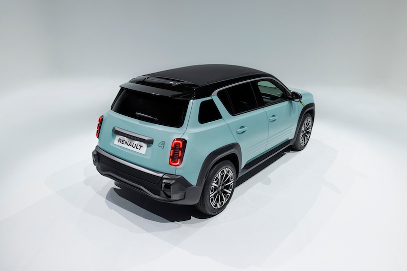 2025 Renault 4 tył bok dach