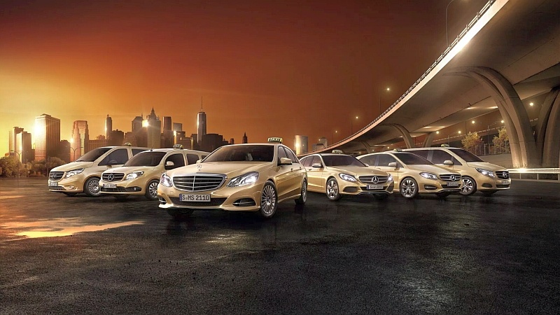 Mercedes taxi