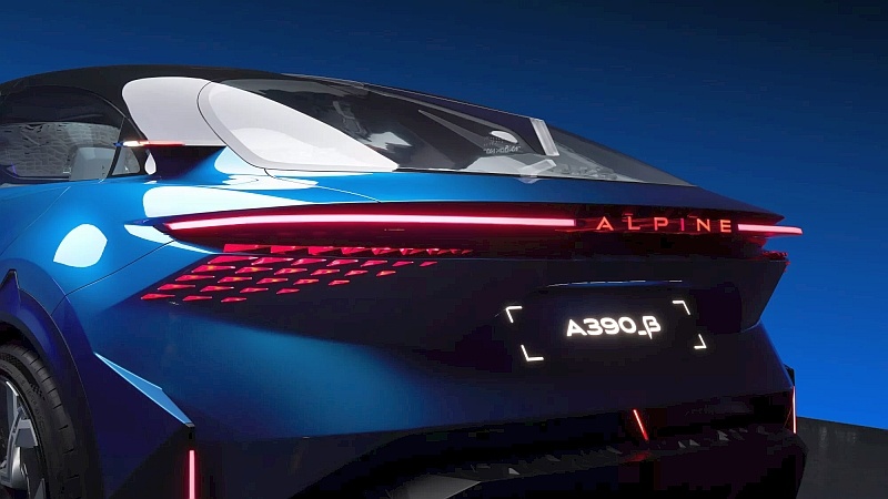 Alpine A390 B - tył