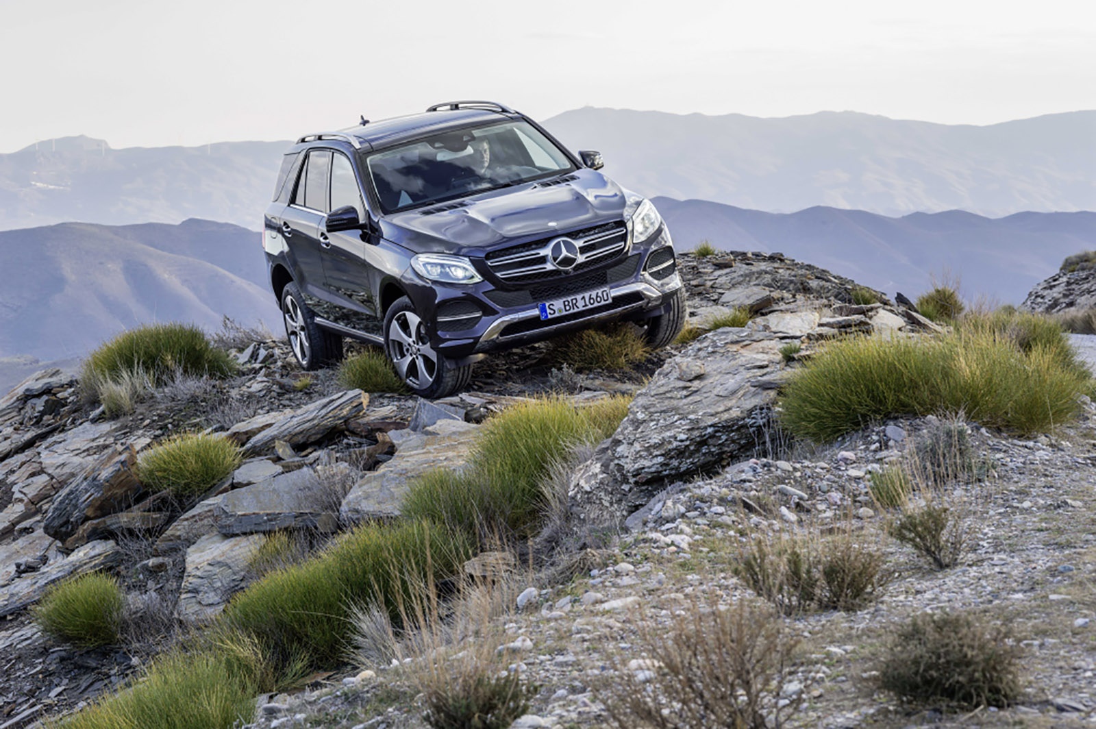 Mercedes GLE w terenie