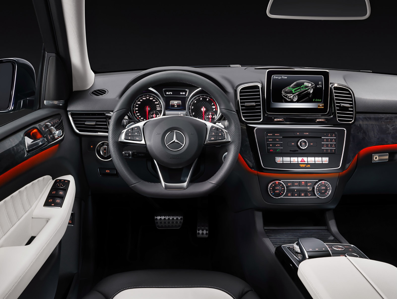 Mercedes GLE deska rozdzielcza