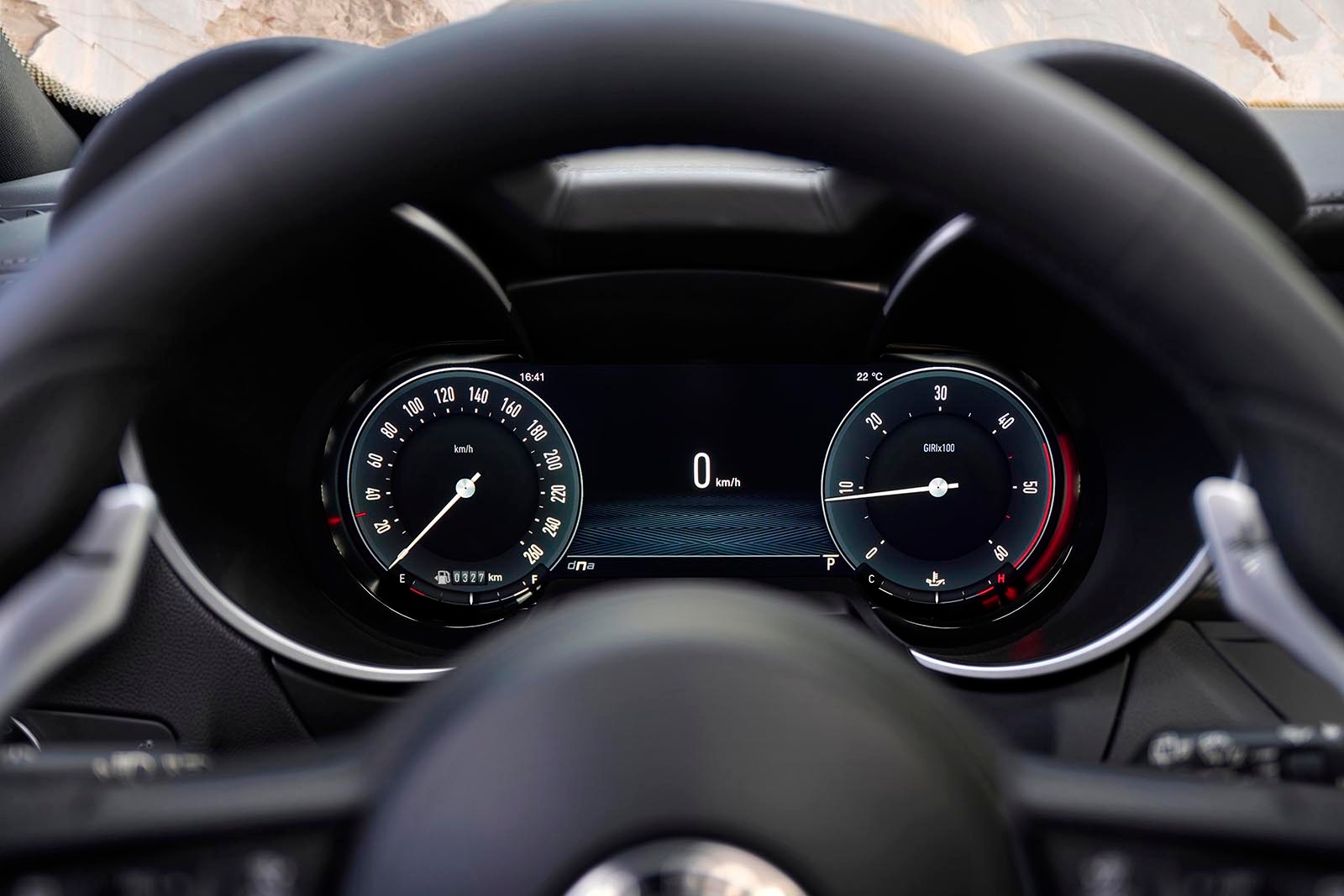 Alfa Romeo Stelvio FL zegary
