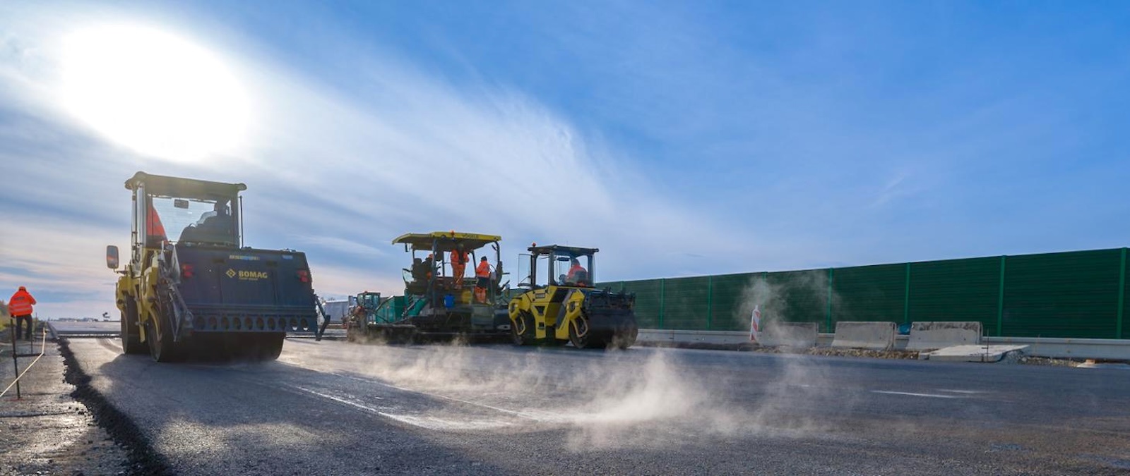 program budowa 100 obwodnic walec asfalt droga