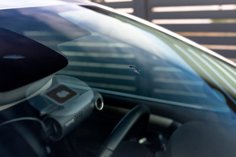 kamera samochodowa auto na postoju