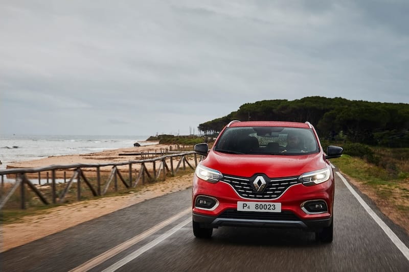 Deszcz auto światła mijania renault używanie świateł