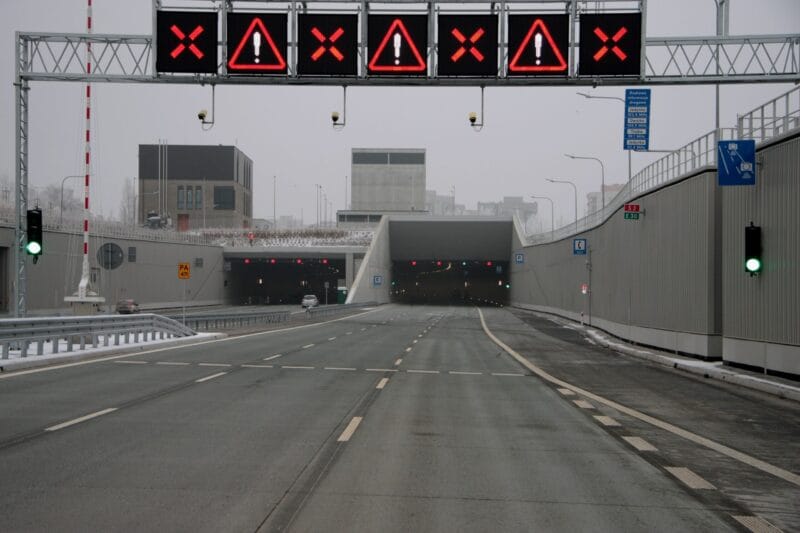 pomiar średniej prędkości tunel CANARD