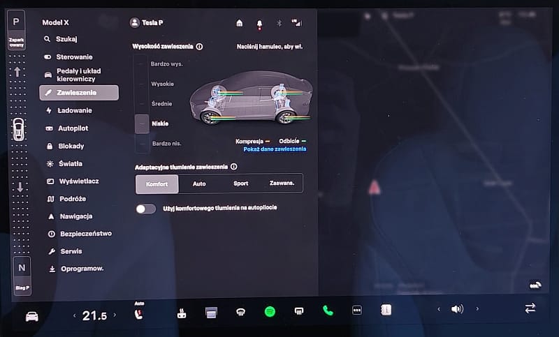 2024 Tesla Model X - ekran