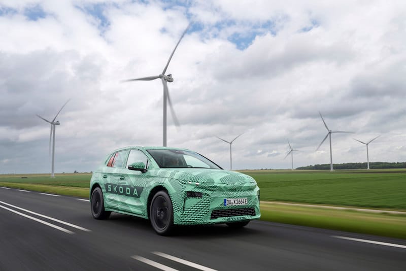 Skoda Elroq kamuflaż