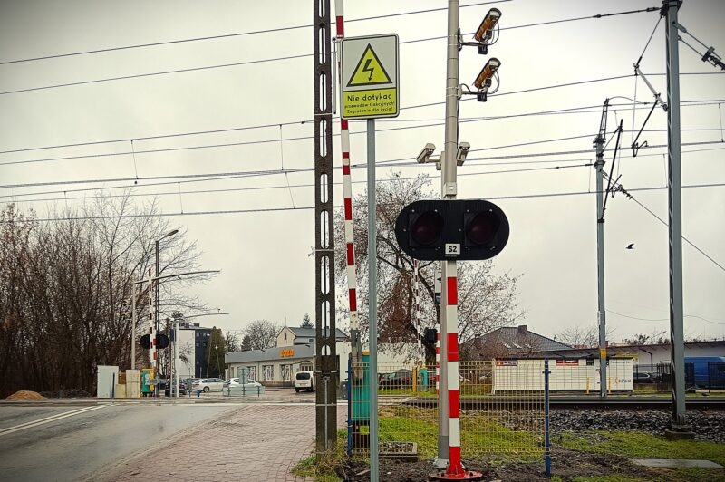przejazd kolejowy kamery redlight