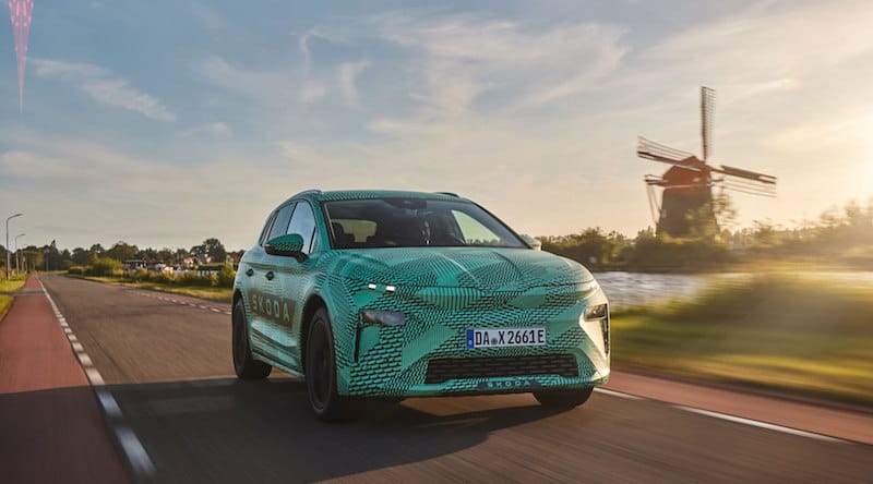 Skoda Elroq kamuflaż