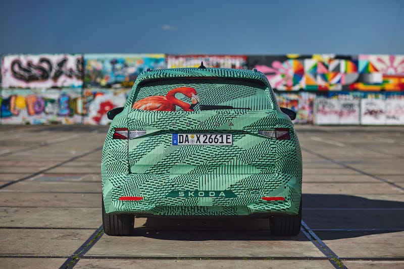 Skoda Elroq kamuflaż