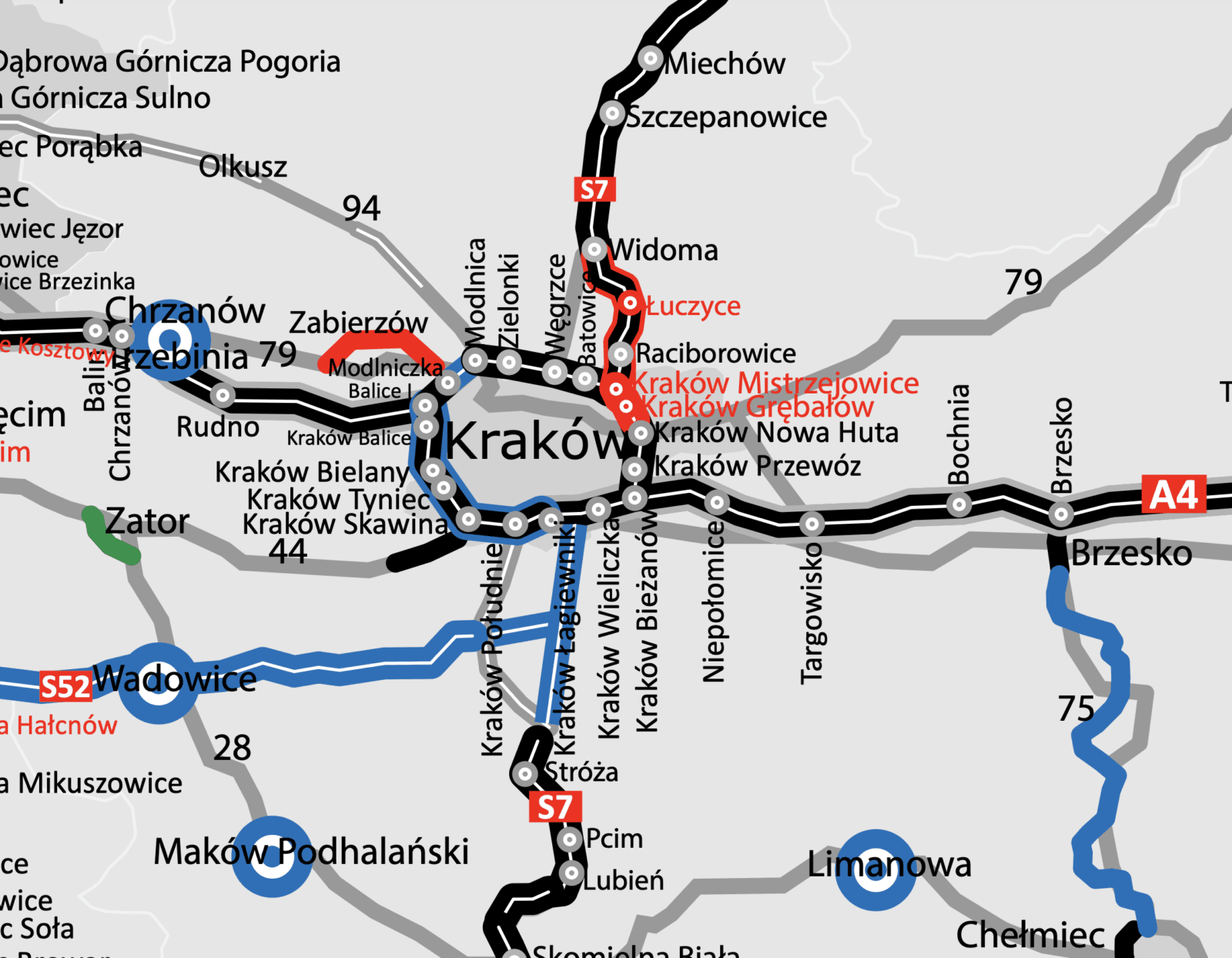 mapa GDDKiA