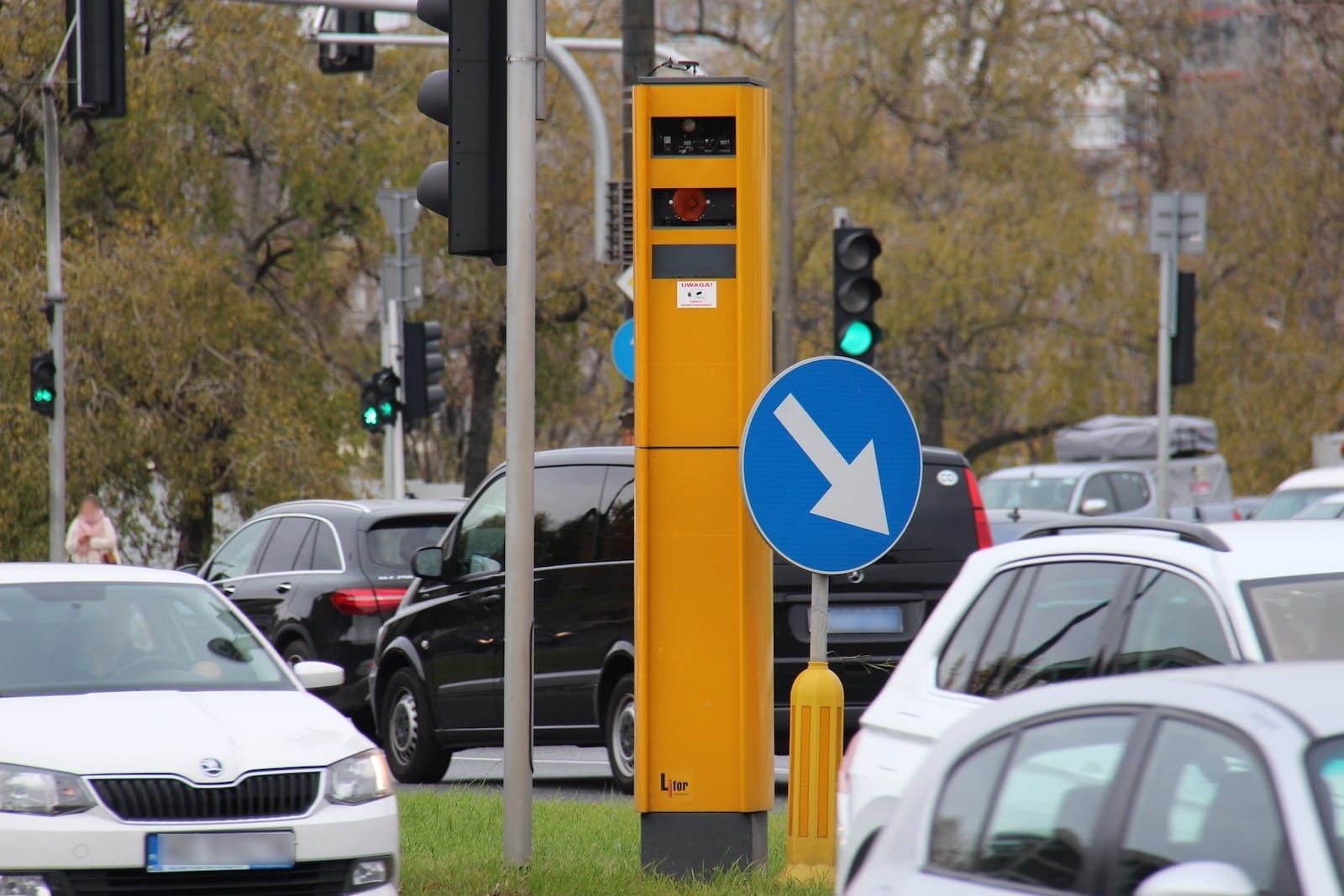 Warszawa traffistar sr520 fotoradar