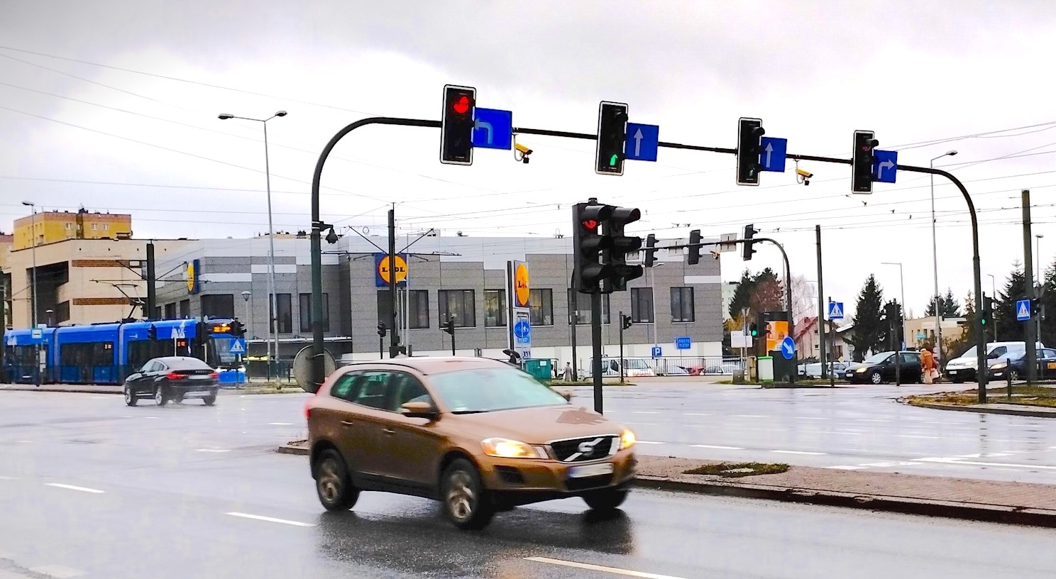 system redlight skrzyżowanie