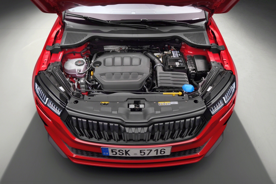 Skoda Karoq - umiejscowienie silnika